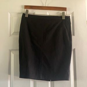 Black pencil skirt